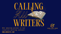 Writing Contest Announcement Animation Preview