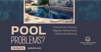 Pool Problems Maintenance Facebook Ad Design
