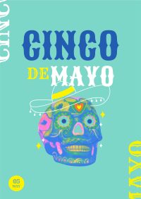 Skull De Mayo Flyer Image Preview