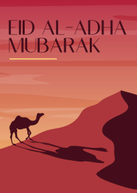 Desert Camel Flyer Image Preview