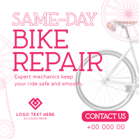 Bike Repair Shop Linkedin Post Design