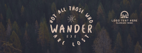 Wanderer Facebook cover Image Preview