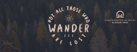 Wanderer Facebook cover Image Preview