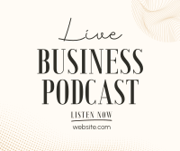 Corporate Business Podcast Facebook Post Design