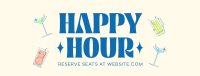 Cocktail Happy Hour Facebook Cover Preview