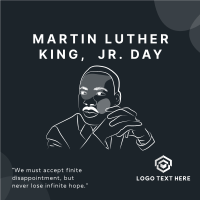 Martin Luther Lineart Instagram Post Design