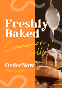 Freshly Baked Cinnamon Flyer Image Preview