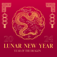 Pendant Lunar New Year Instagram post Image Preview
