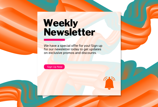 Our Weekly Newsletter Pinterest Cover Design Image Preview