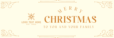 Christmas Holiday Ornament Twitter header (cover) Image Preview