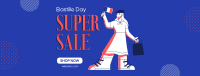 Super Bastille Day Sale Facebook Cover Design