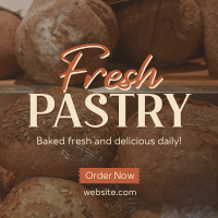 Rustic Pastry Bakery Instagram Post Design