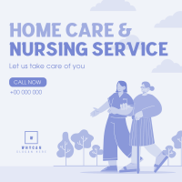 Homecare Service Instagram post Image Preview