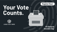 Drop Your Votes Facebook Event Cover Design