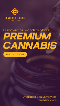 Premium Cannabis Instagram Reel Design