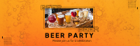 Beer Party Twitter header (cover) Image Preview