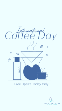 Minimalist Coffee Shop Facebook Story Design