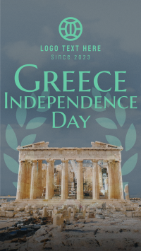 Contemporary Greece Independence Day YouTube short Image Preview