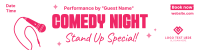 Stand Up Comedy Special LinkedIn Banner Design