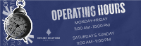 Grunge Schedule Of Operation Twitter Header Image Preview