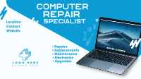Computer Repair Specialist Facebook event cover Image Preview