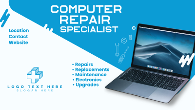 Computer Repair Specialist Facebook event cover Image Preview