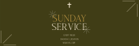 Earthy Sunday Service Twitter Header Image Preview