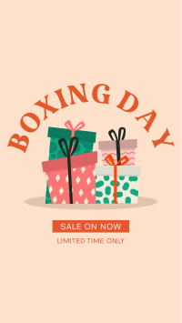 Boxing Day Limited Promo Facebook Story Image Preview