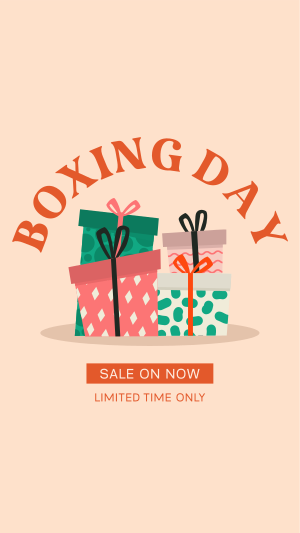 Boxing Day Limited Promo Facebook story Image Preview