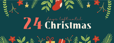 Countdown To Christmas Facebook cover Image Preview