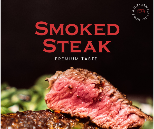 Smoked Steak Facebook Post Design
