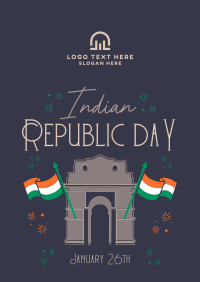Festive Quirky Republic Day Poster Image Preview