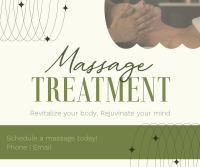 Spa Massage Treatment Facebook post Image Preview