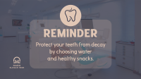 Dental Reminder Facebook Event Cover Design