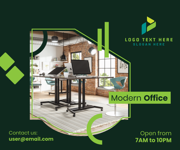 Modern Office Facebook Post Design Image Preview