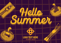 Southern Summer Fun Postcard Image Preview