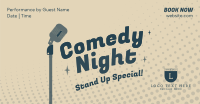 Stand Up Comedy Facebook Ad Design