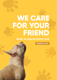 We Care Veterinary Flyer Design