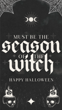 Rustic Halloween Greeting Instagram Reel Preview