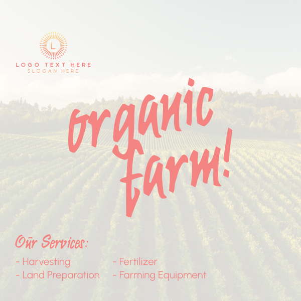 Organic Agriculture Instagram Post Design Image Preview