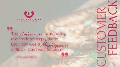 Feedback For Restaurants Facebook event cover Image Preview