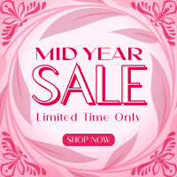 Mid-Year Sale Floral Instagram post Image Preview