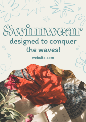 Swimwear For Surfing Flyer Image Preview