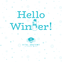 Hello Winter Instagram post Image Preview