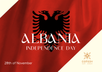 Albanian Independence Postcard Image Preview