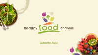 Healthy Foods Channel YouTube Banner Design