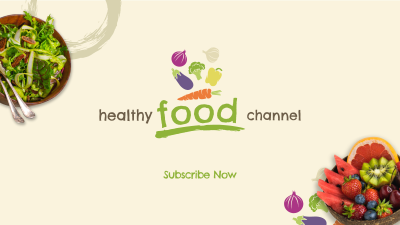 Healthy Foods Channel YouTube cover (channel art) Image Preview