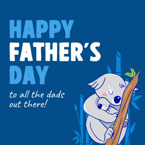 Father's Day Koala Instagram post Image Preview