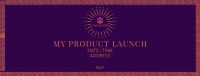 Art Deco Product Launch Facebook Cover Preview