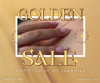 Jewelry Sale Linen Facebook Post Image Preview